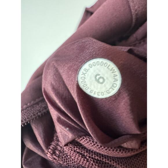 Lululemon Down For It All Vest Goose Down Burgundy Red Cassis sz 6 PRISTINE - Picture 4 of 10